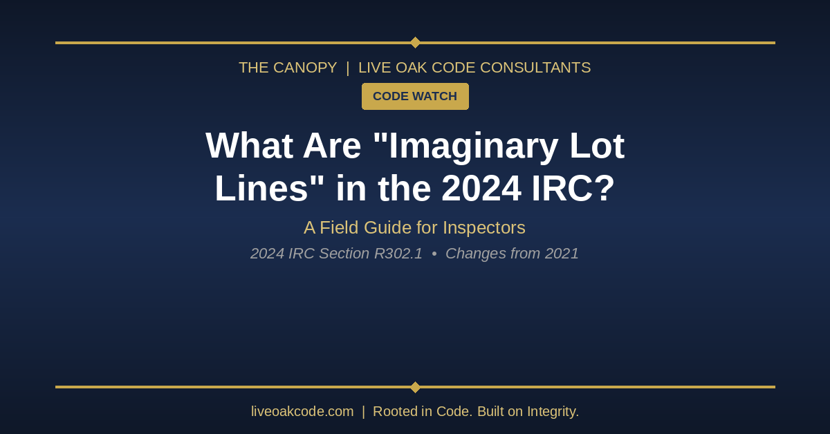 Imaginary Lot Lines